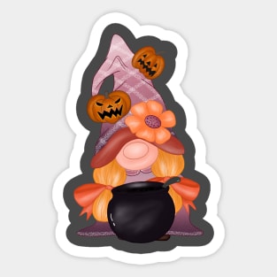 Cute halloween witch - matching Sticker